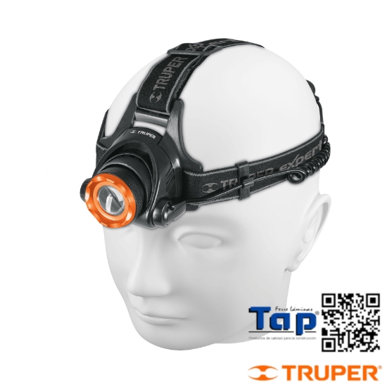 Imagen de LINTERNA MINERO 1 LED 800 LM 4 PILAS AA TRUPER EXPERT
