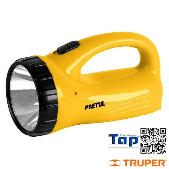 Imagen de LINTERNA RECARGABLE LED 100 LUMENES PRETUL