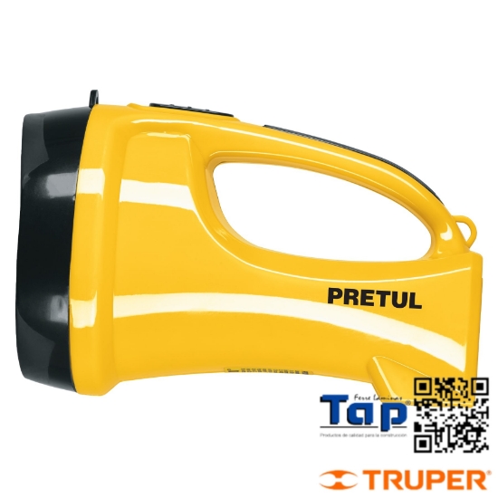 Imagen de LINTERNA REFLECTORA 5 LEDS 200 LM RECARGABLE PRETUL