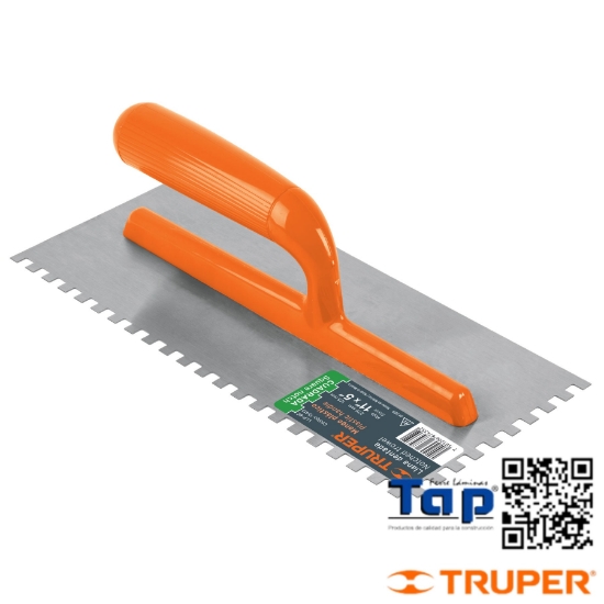 Imagen de LLANA 275 11" DENTADO CUADRAD 006 1/4"  6 REMACHES MANGO PCO