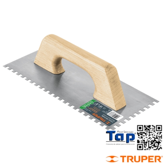 Imagen de LLANA 275 11" DENTADO CUADRADO 006 1/4" T ESPAÑOL MANGO MAD