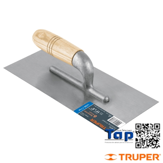 Imagen de LLANA CANTO RECTO 275 11"  6 REMACHES MANGO MAD TRUPER