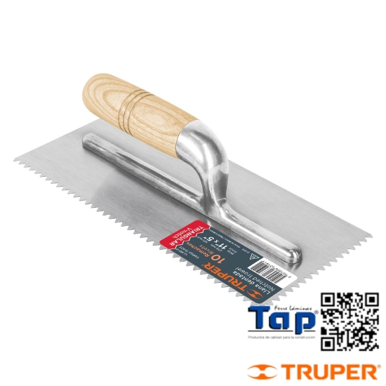 Imagen de LLANA DENTADO TRIANGULAR 275 11" 10 REMACHES MANGO MAD