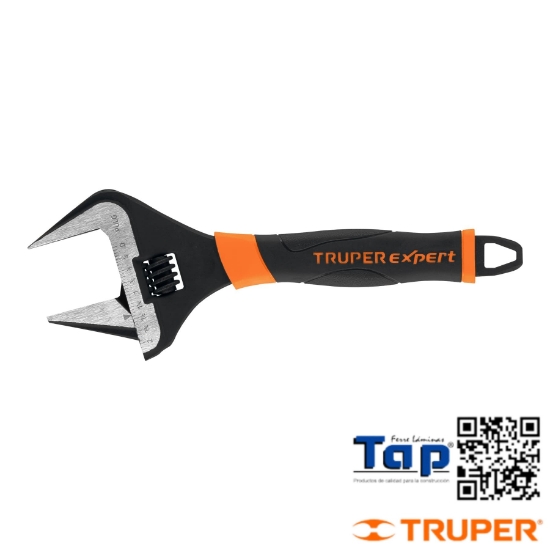 Imagen de LLAVE AJUST (PERICO) 250 10" BOCA ANCHA COMFORTGRIP EXPERT