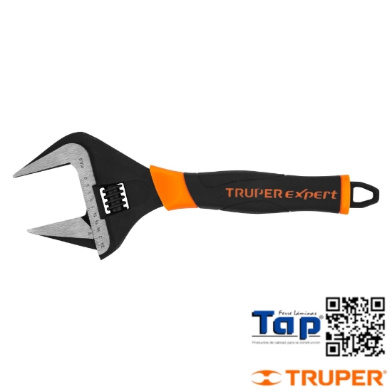 Imagen de LLAVE AJUST (PERICO) 300 12" BOCA ANCHA COMFORTGRIP EXPERT