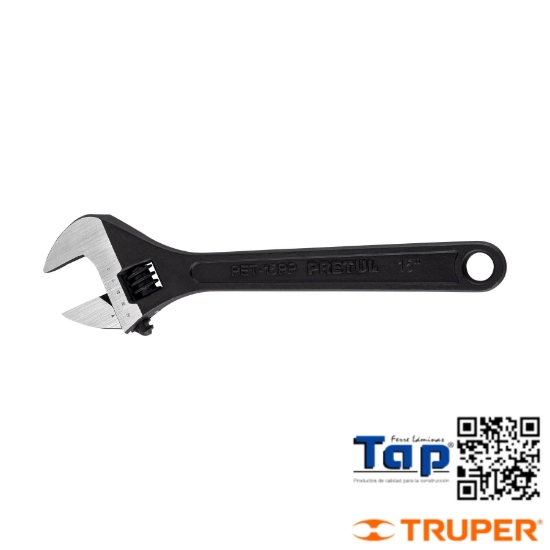 Imagen de LLAVE AJUST (PERICO) 375 15" PAVONADA PRETUL