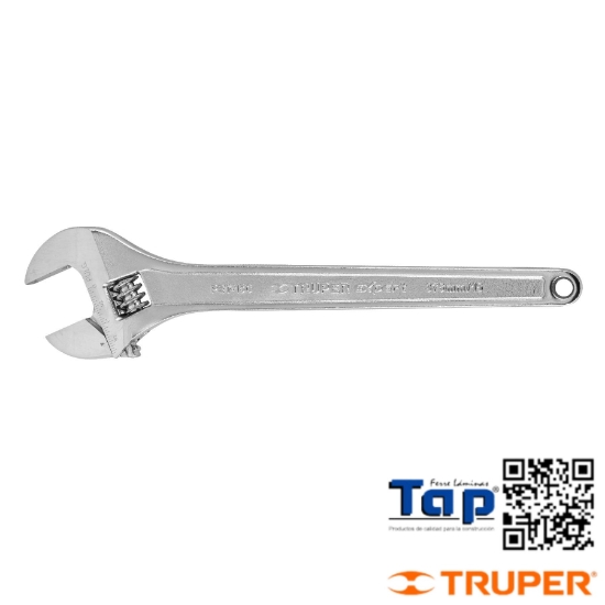 Imagen de LLAVE AJUST (PERICO) 375 15" PROF CROMADA EXPERT