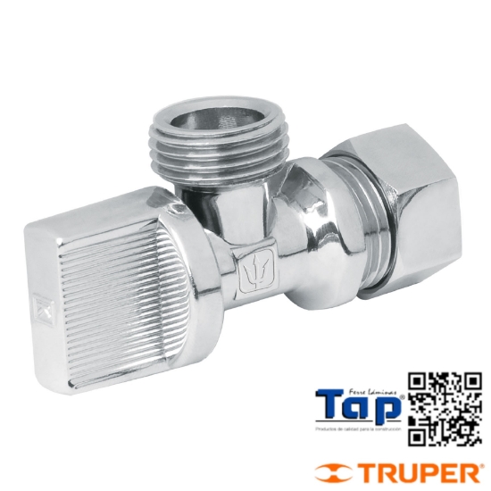 Imagen de LLAVE ANG 013 1/2"X013 1/2" 006 1/4" VUELTA T BARRILITO