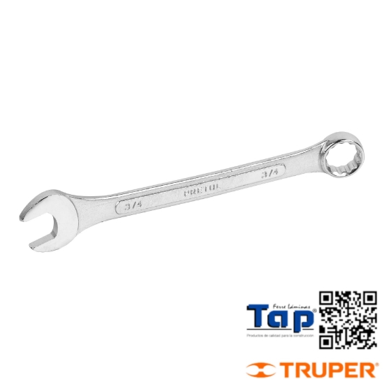 Imagen de LLAVE COMBI 019 3/4"X230 MM LARGO PRETUL
