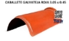 Imagen de CABALLETE GALVATEJA ROJA 3.05 x 0.45