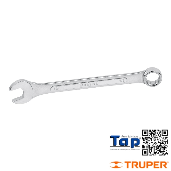Imagen de LLAVE COMBI 15 MMX190 MM LARGO PRETUL