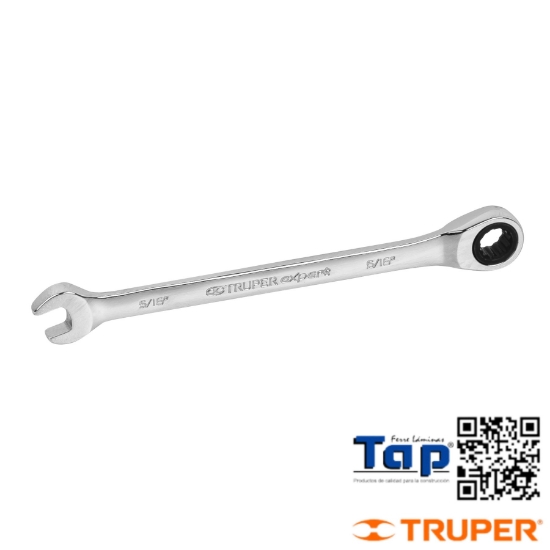 Imagen de LLAVE COMBI C MATRACA 008 5/16"X135 MM LARGO EXPERT