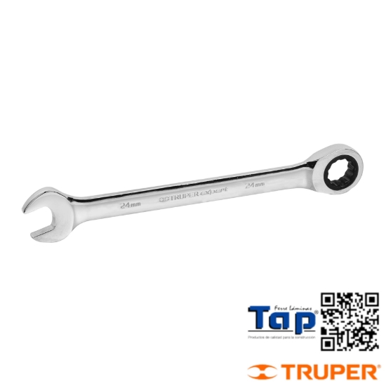 Imagen de LLAVE COMBI C MATRACA 24 MMX325 MM LARGO EXPERT