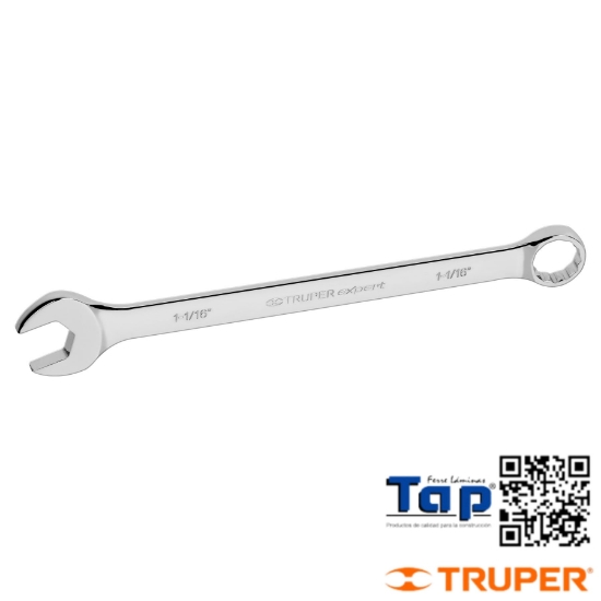 Imagen de LLAVE COMBI EXTRALARGA 026 1-1/16"X385 MM LARGO EXPERT
