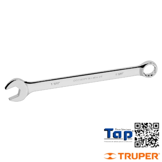 Imagen de LLAVE COMBI EXTRALARGA 028 1-1/8"X401 MM LARGO EXPERT