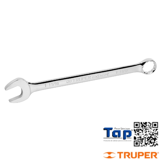 Imagen de LLAVE COMBI EXTRALARGA 033 1-11/16"X548 MM LARGO EXPERT