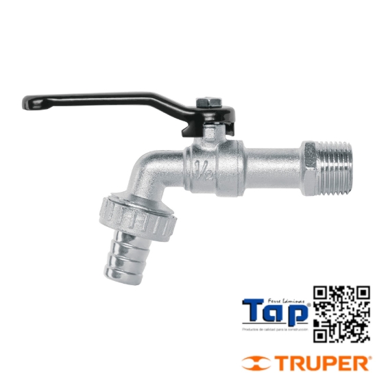 Imagen de LLAVE ESFERA DOBLE SALIDA 013 1/2" LATON FOSET