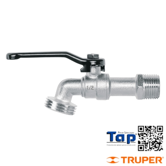 Imagen de LLAVE ESFERA ZINC 013 1/2" 110 G S/ADAPTADOR PRETUL