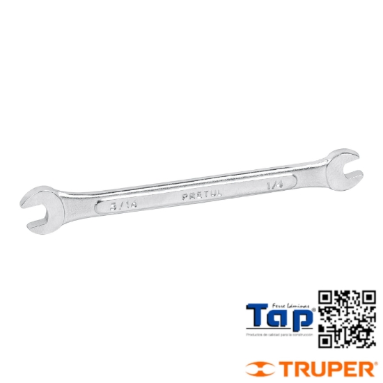 Imagen de LLAVE ESPAÑOLA 006 1/4"X008 5/16"X122 MM LARGO PRETUL