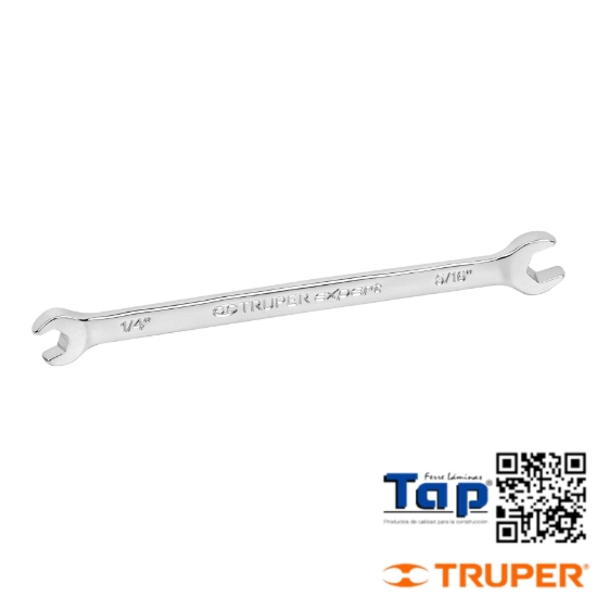 Imagen de LLAVE ESPAÑOLA 006 1/4"X008 5/16"X126 MM LARGO TRUPER EXPERT
