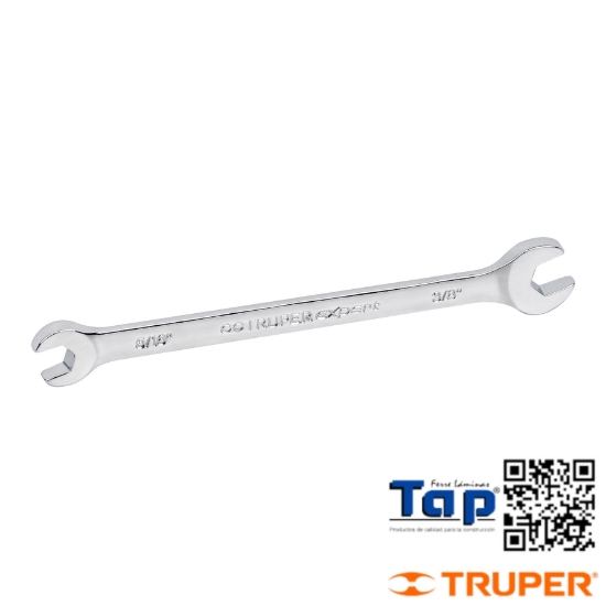 Imagen de LLAVE ESPAÑOLA 008 5/16"X009 3/8"X145 MM LARGO TRUPER EXPERT