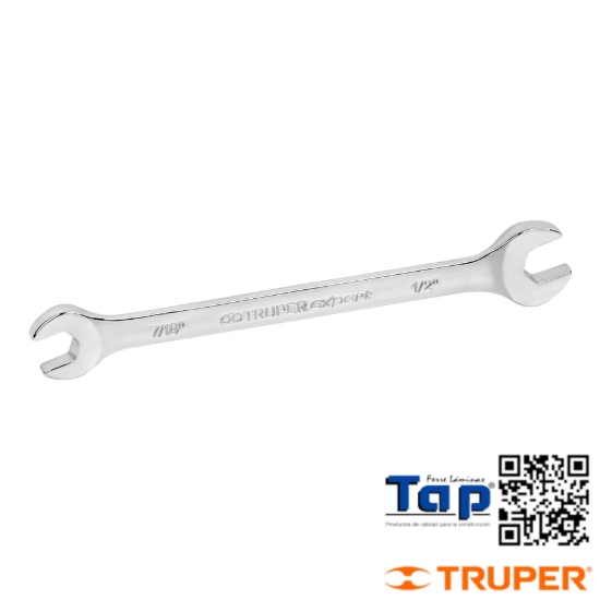 Imagen de LLAVE ESPAÑOLA 011 7/16"X013 1/2"X181 MM LARGO TRUPER EXPERT