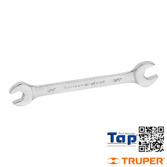 Imagen de LLAVE ESPAÑOLA 015 5/8"X019 3/4"X220 MM LARGO TRUPER EXPERT