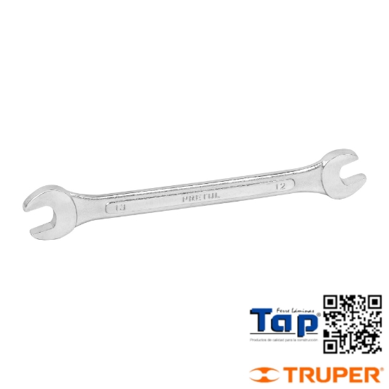 Imagen de LLAVE ESPAÑOLA 015 5/8"X019 3/4"X221 MM LARGO PRETUL