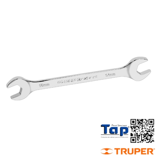 Imagen de LLAVE ESPAÑOLA 16X17X198 MM LARGO TRUPER EXPERT