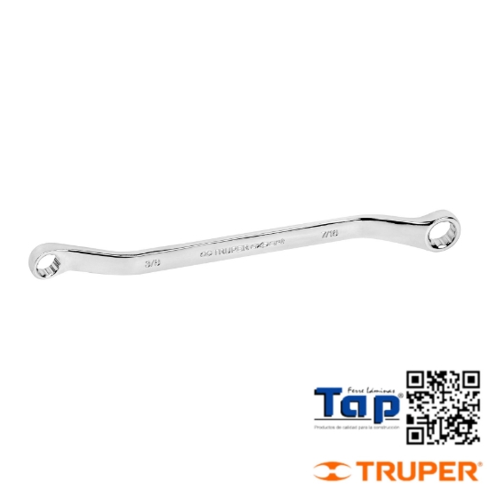 Imagen de LLAVE ESTRIAS 009 3/8"X011 7/16"X181 MM LARGO TRUPER EXPERT