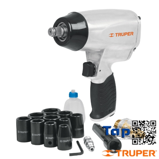 Imagen de LLAVE IMPACTO 013 1/2" C ESTUC PCO TRUPER KIT