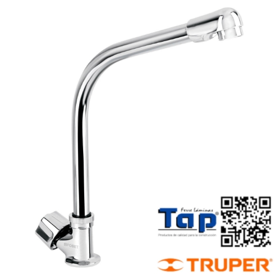 Imagen de LLAVE INDIV P FREGADERO CUELLO COBRA FOSET
