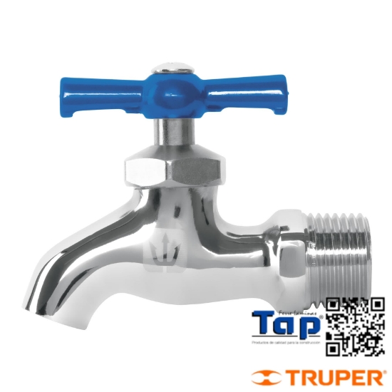 Imagen de LLAVE NARIZ LATON CROMADO 135 G ENTRADA 013 1/2" FOSET
