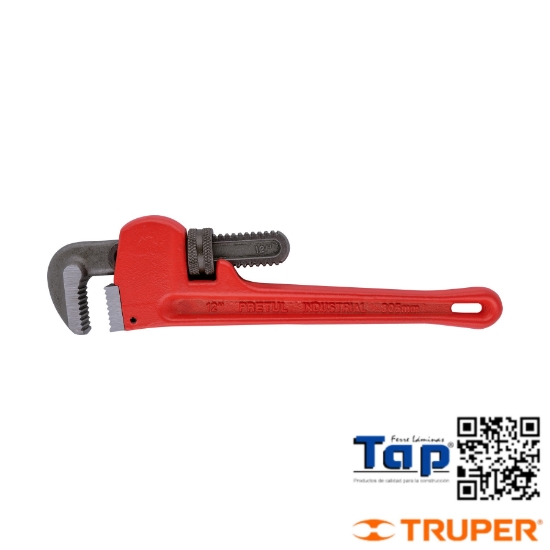 Imagen de LLAVE STILSON  300 12" CUERPO HIERRO MALEABLE PRETUL