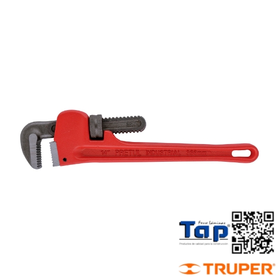 Imagen de LLAVE STILSON  350 14" CUERPO ROBUSTO HIERRO DUCTIL TRUPER