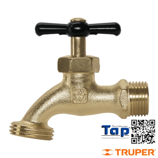 Imagen de LLAVE ZAMAC P MANGUERA 100 GR 013 1/2" FOSET BASIC