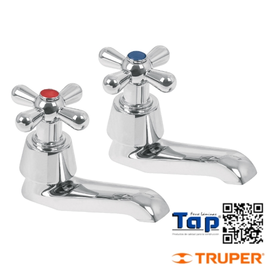 Imagen de LLAVES INDIVES P LAVABO CRUCETA FOSET JGO 2