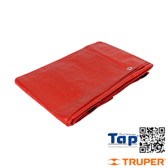 Imagen de LONA 5X5 M ROJA PRETUL