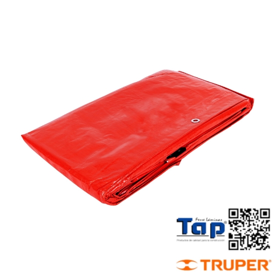 Imagen de LONA 6X6 M ROJA PRETUL