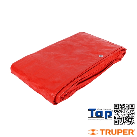 Imagen de LONA 6X9 M ROJA PRETUL