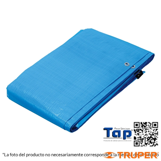Imagen de LONA AZUL REFORZADA  3X4 M TRUPER