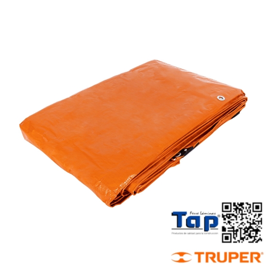 Imagen de LONA POLIETILENO 6X9 M NARANJA PRETUL