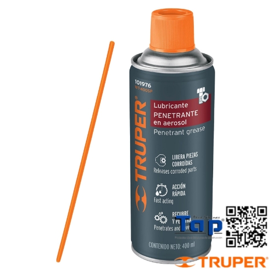 Imagen de LUBRICANTE PENETRANTE EN AEROSOL 400 ML TRUPER