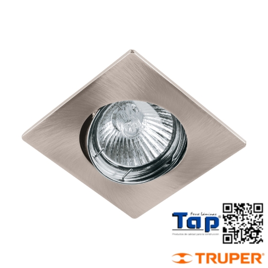 Imagen de LUMINARIO CUADRADO SATIN SPOT DIRIGIBLE LAMP NO INCLUIDA