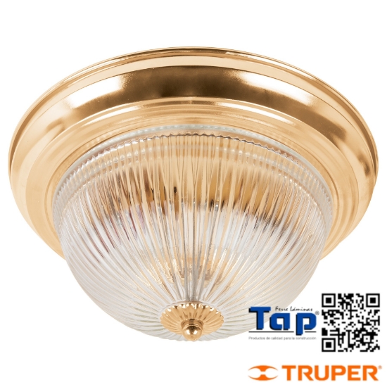 Imagen de LUMINARIO DECORATIVO 15X28 CM PANTALLA CRISTAL S/LAMP