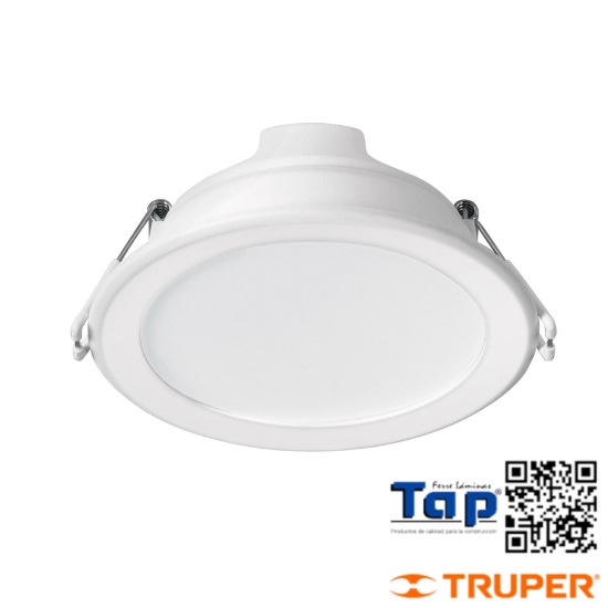 Imagen de LUMINARIO EMPOTRADO REDONDO LED  7 W LUZ DIA VOLTECK