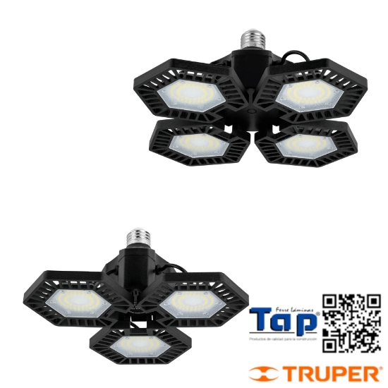 Imagen de LUMINARIO LED 100 W ALU C 4 PANELES ABATIBLES
