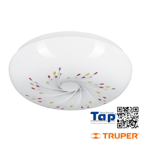 Imagen de LUMINARIO LED 22 W PLAFON DECORATIVO ESPIRAL LUZ DIA