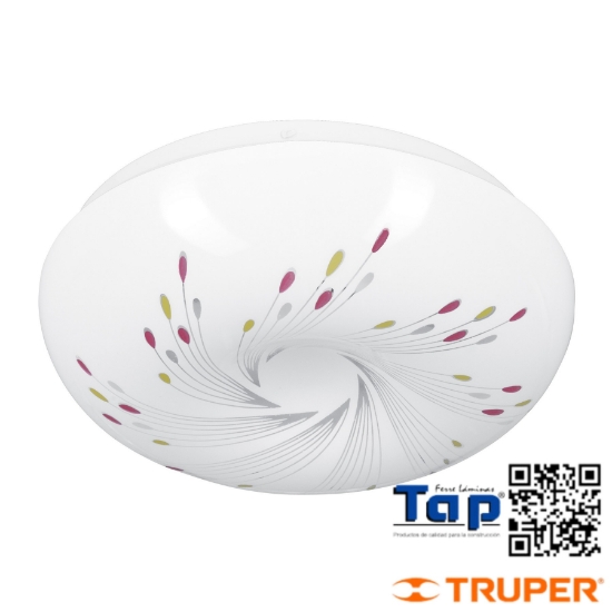 Imagen de LUMINARIO LED 8 W PLAFON DECORATIVO ESPIRAL LUZ DIA VOLTECK