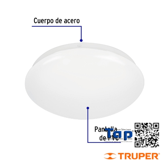 Imagen de LUMINARIO LED 8 W T PLAFON LUZ DIA VOLTECK